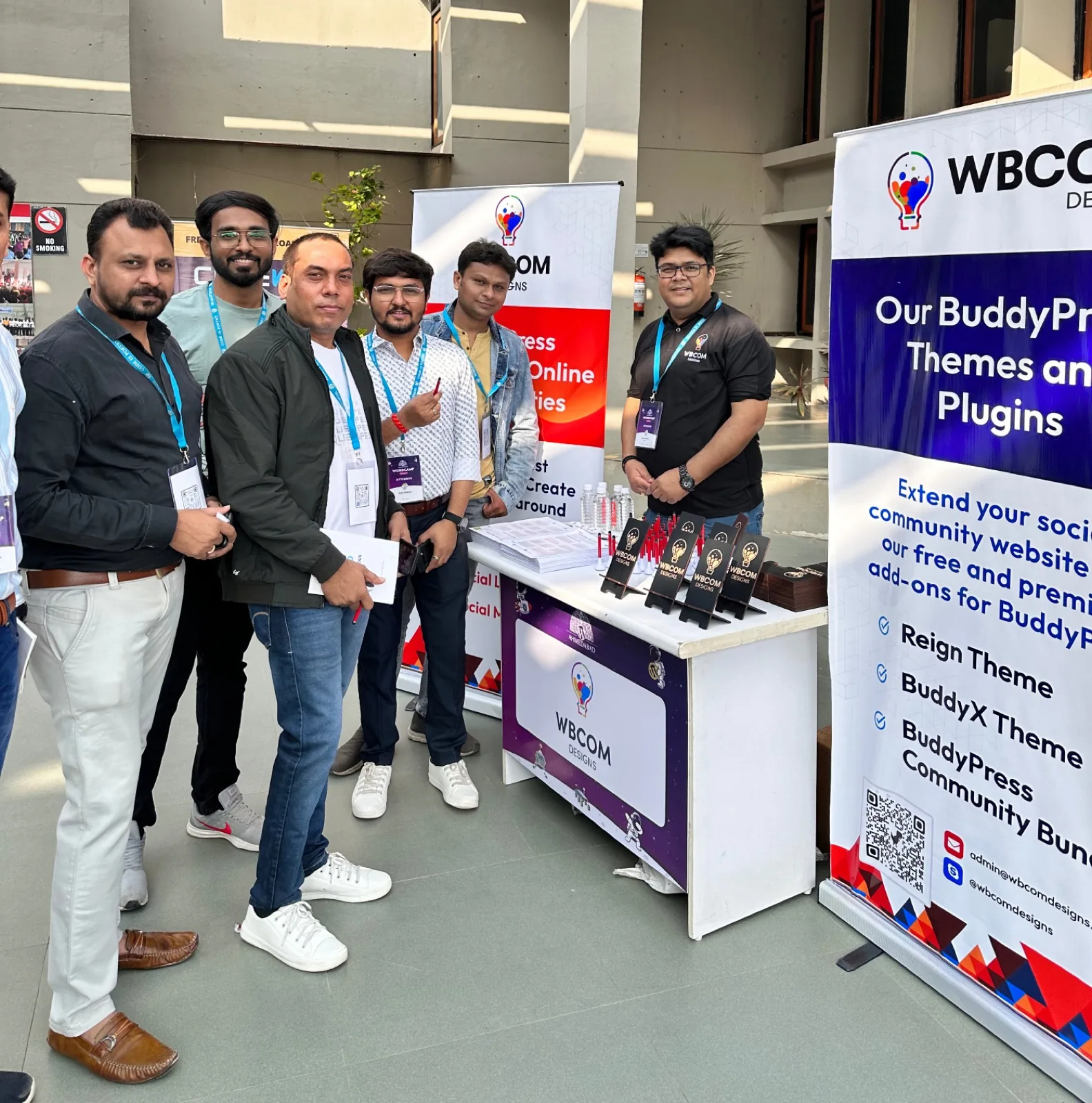 Team picture at the Wbcom Designs office